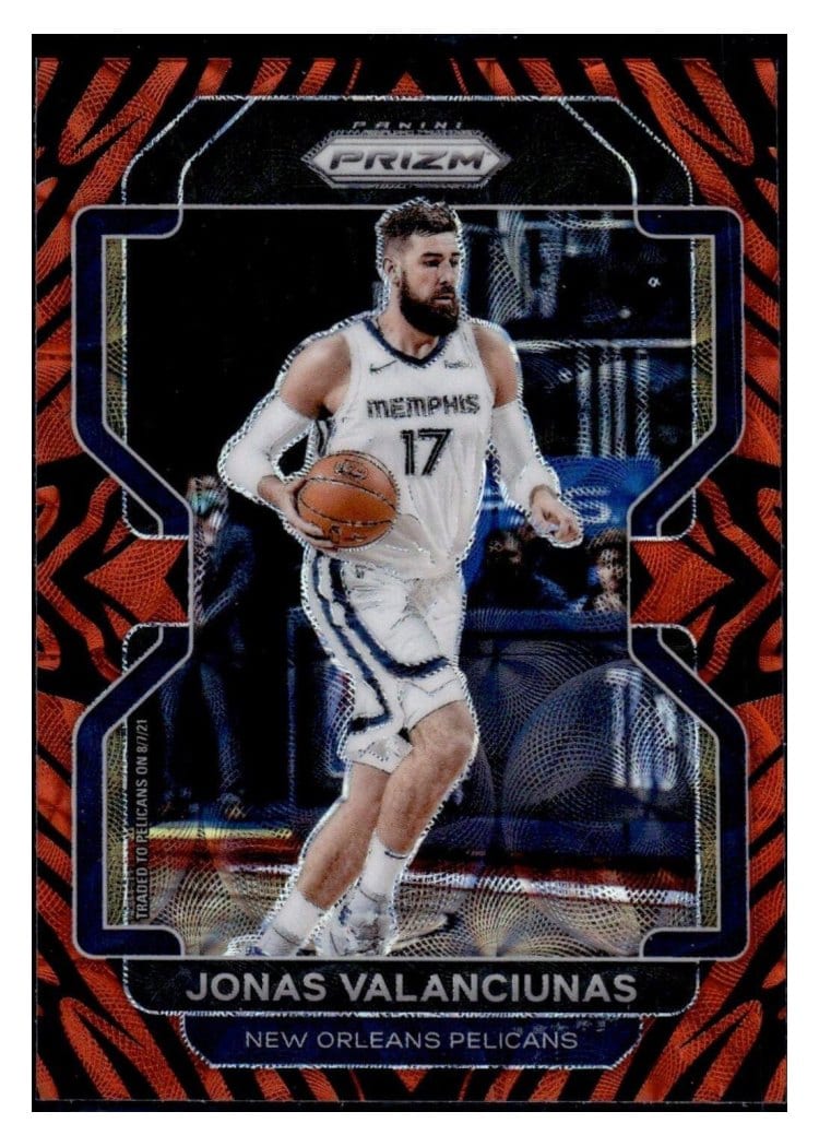 2021-22 Panini Prizm Base Set Jonas Valanciunas #62 card