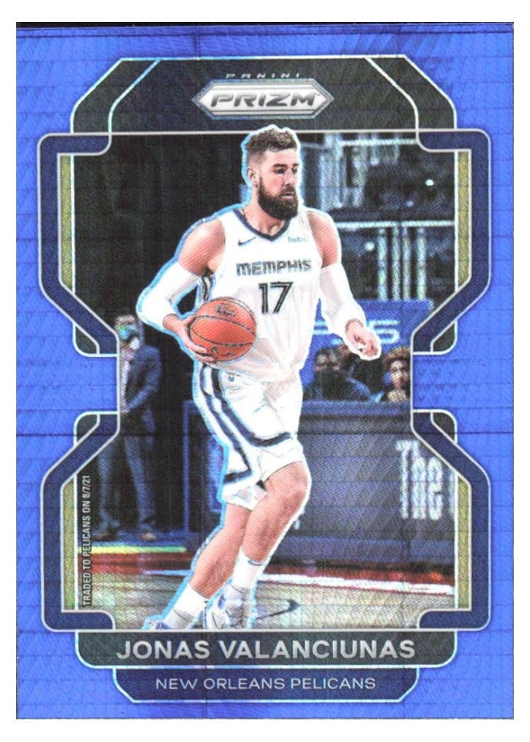2021-22 Panini Prizm Base Set Jonas Valanciunas #62 card