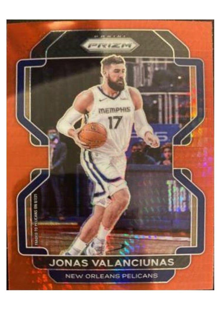 2021-22 Panini Prizm Base Set Jonas Valanciunas #62 card