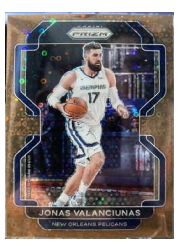 2021-22 Panini Prizm Base Set Jonas Valanciunas #62 card