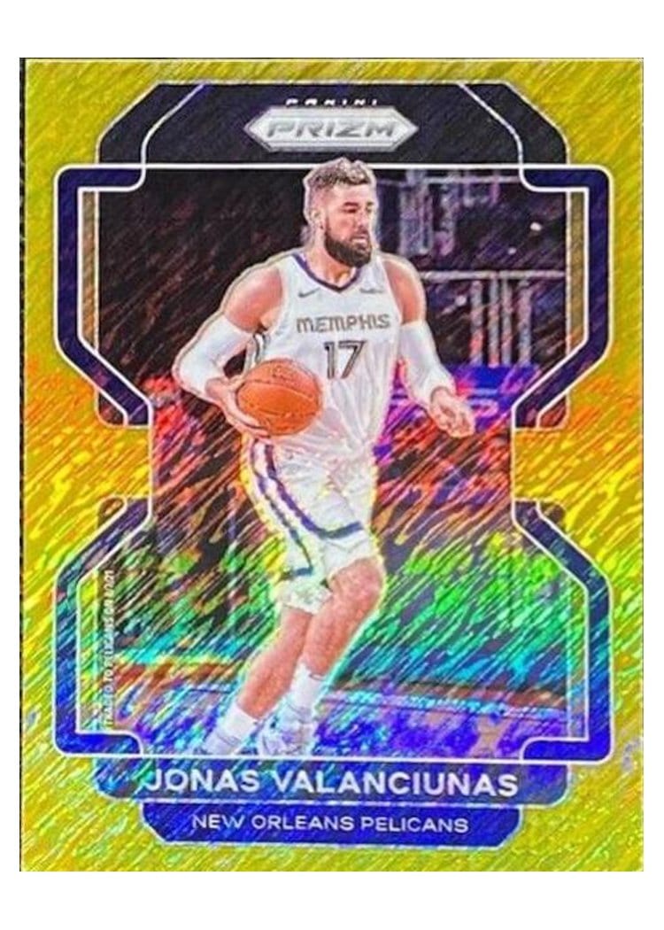 2021-22 Panini Prizm Base Set Jonas Valanciunas #62 card