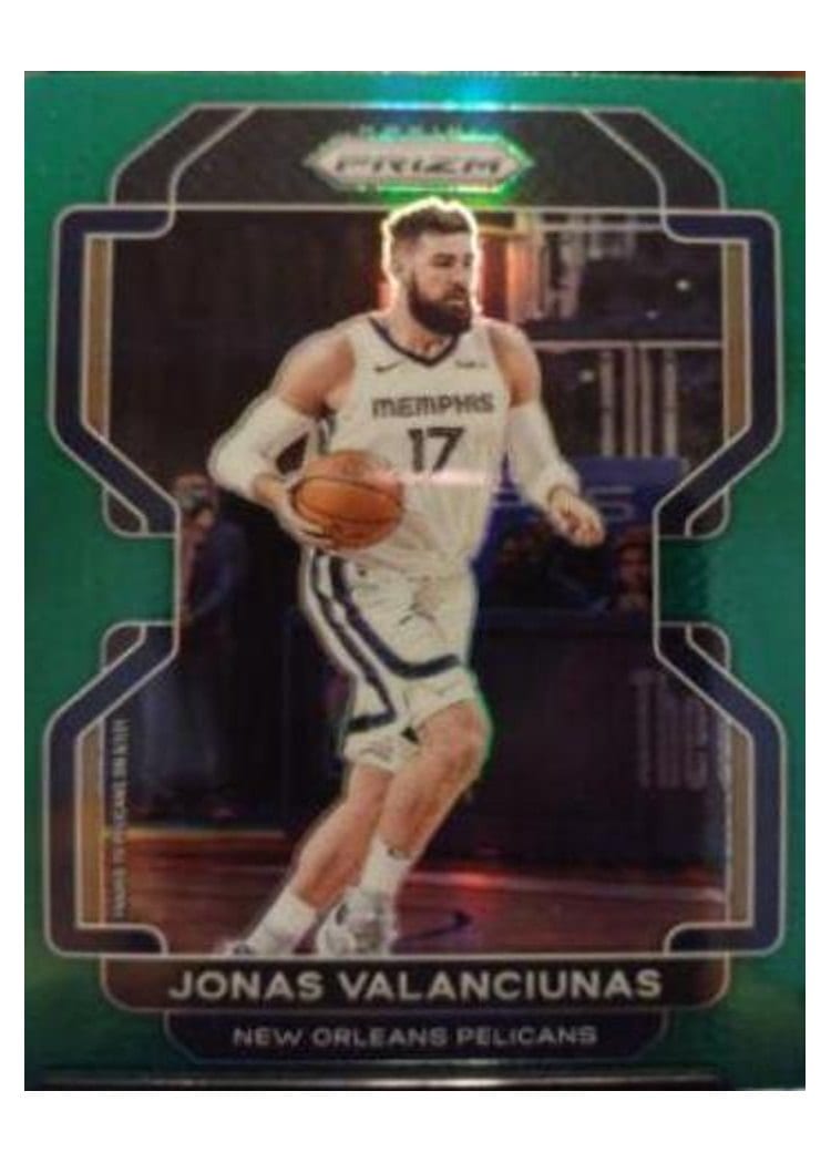 2021-22 Panini Prizm Base Set Jonas Valanciunas #62 card