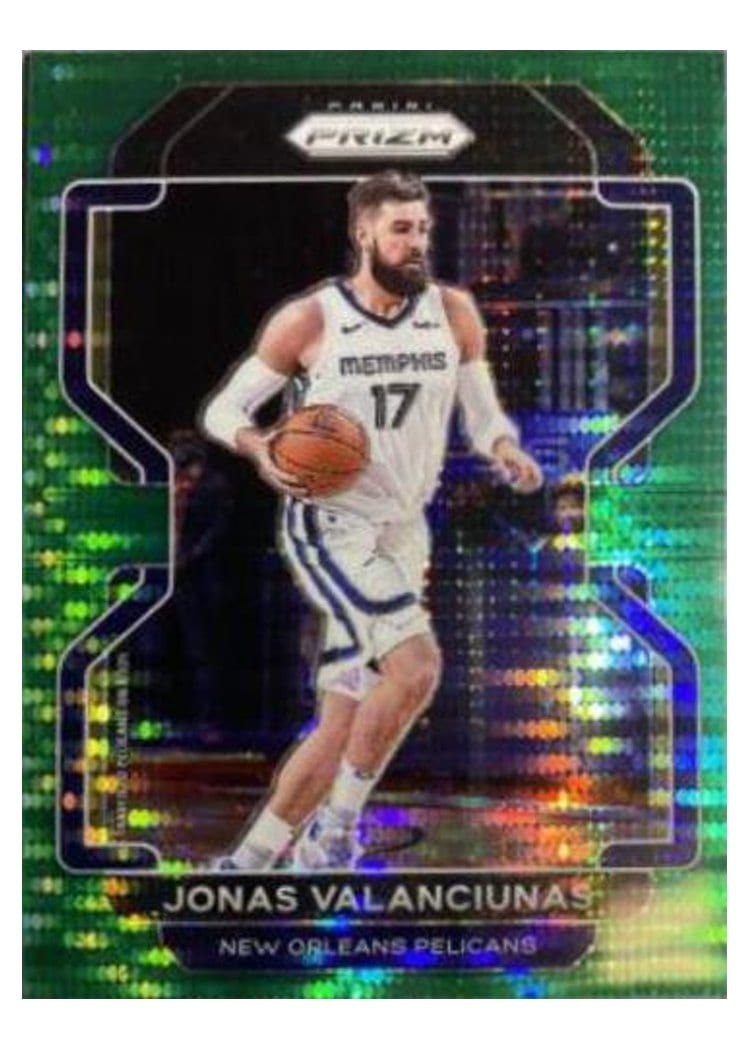 2021-22 Panini Prizm Base Set Jonas Valanciunas #62 card
