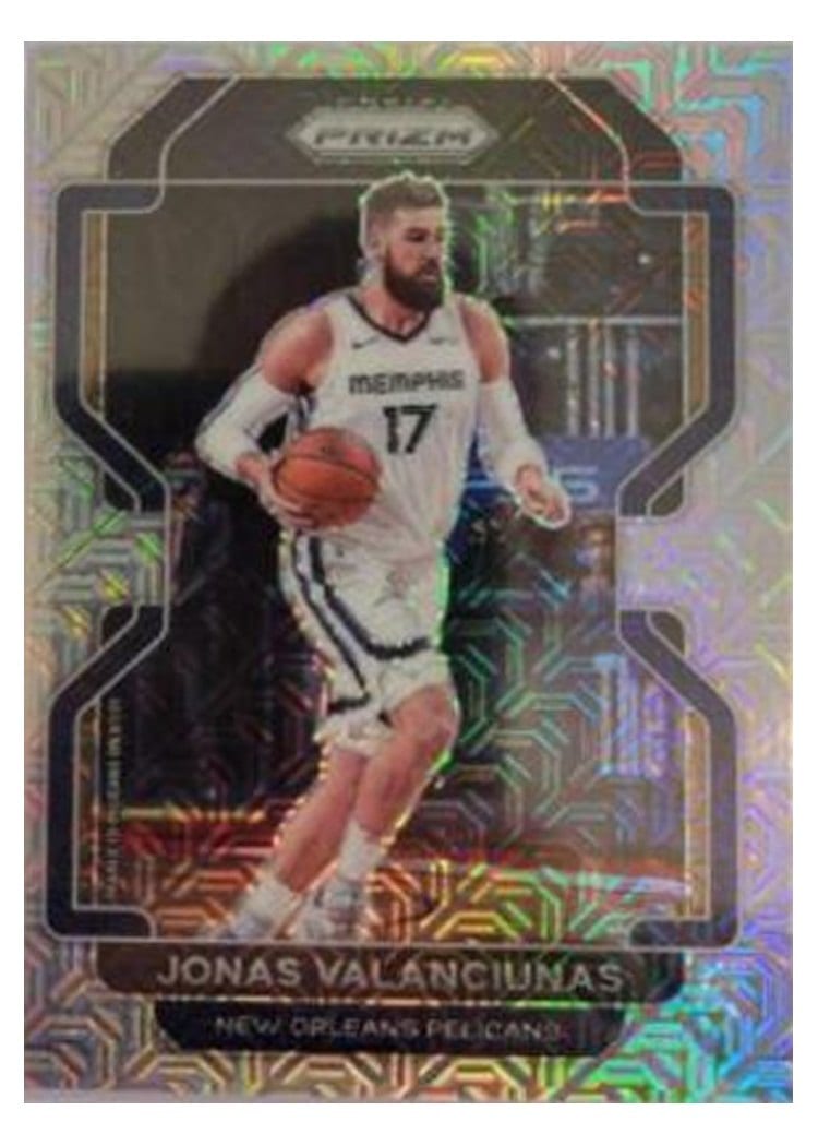 2021-22 Panini Prizm Base Set Jonas Valanciunas #62 card