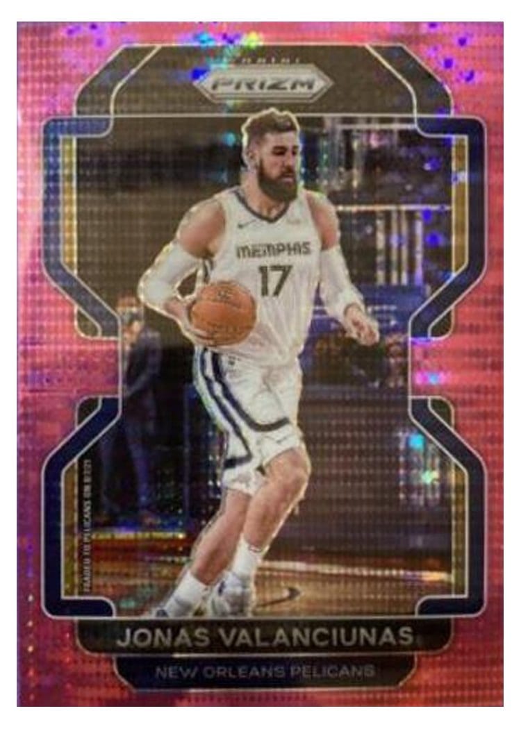2021-22 Panini Prizm Base Set Jonas Valanciunas #62 card