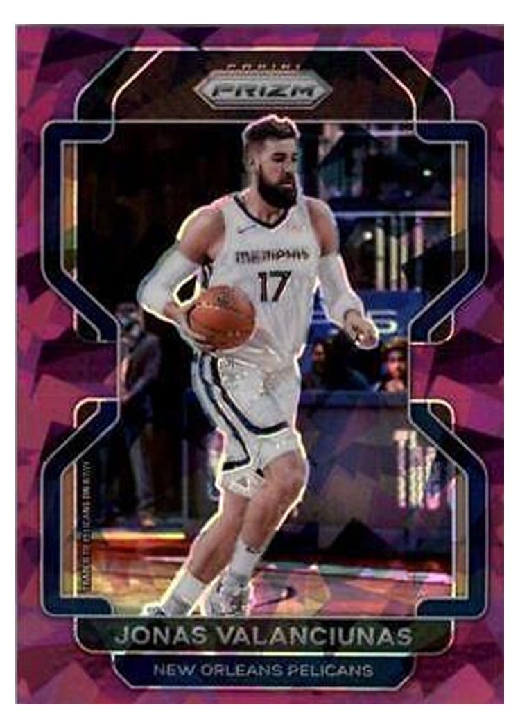 2021-22 Panini Prizm Base Set Jonas Valanciunas #62 card