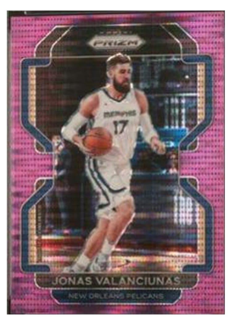 2021-22 Panini Prizm Base Set Jonas Valanciunas #62 card