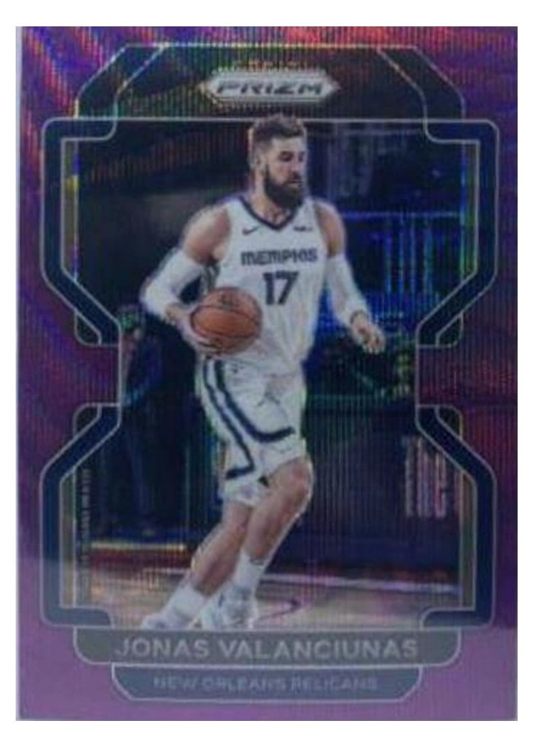 2021-22 Panini Prizm Base Set Jonas Valanciunas #62 card