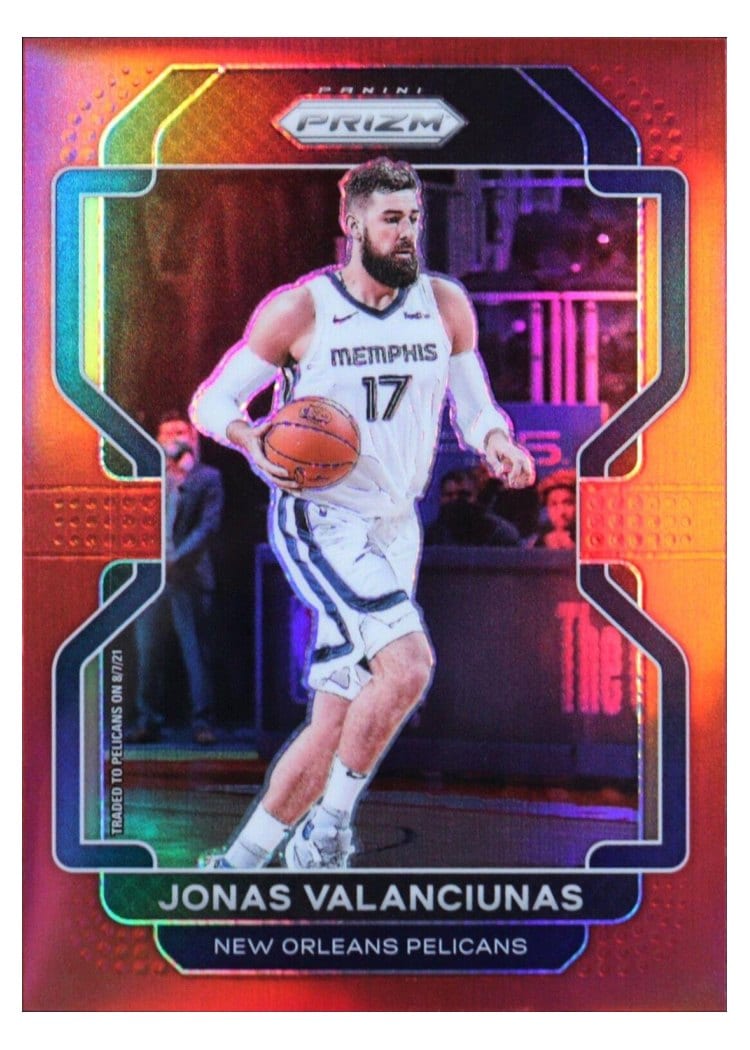 2021-22 Panini Prizm Base Set Jonas Valanciunas #62 card