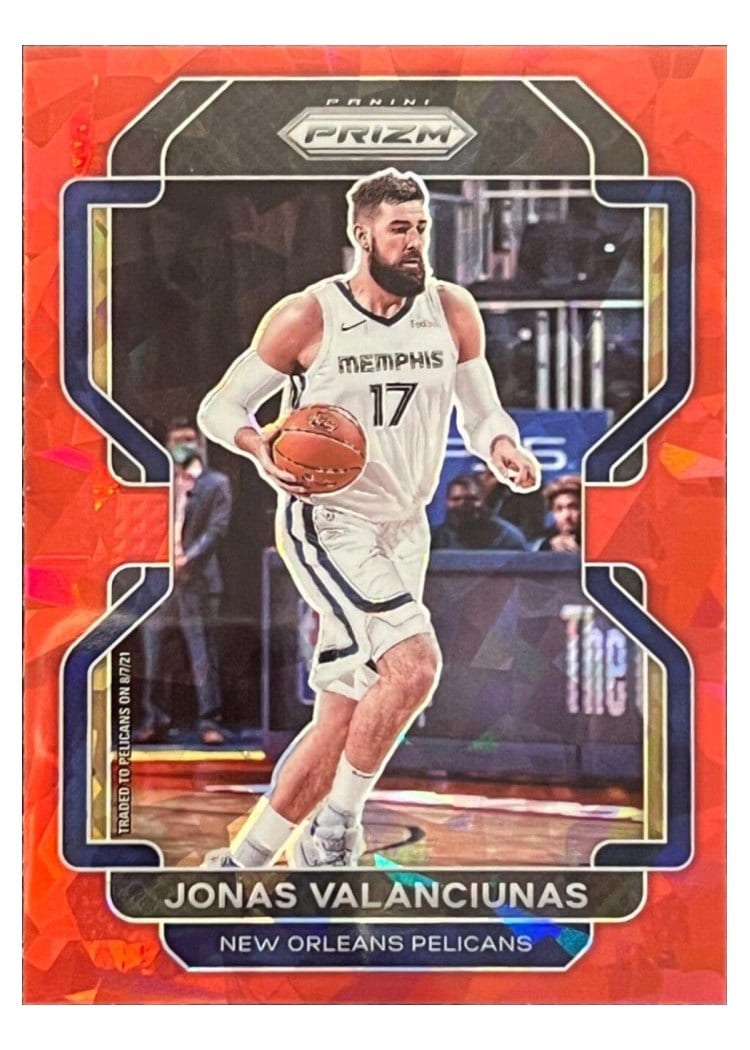 2021-22 Panini Prizm Base Set Jonas Valanciunas #62 card