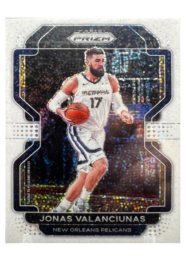 2021-22 Panini Prizm Base Set Jonas Valanciunas #62 card