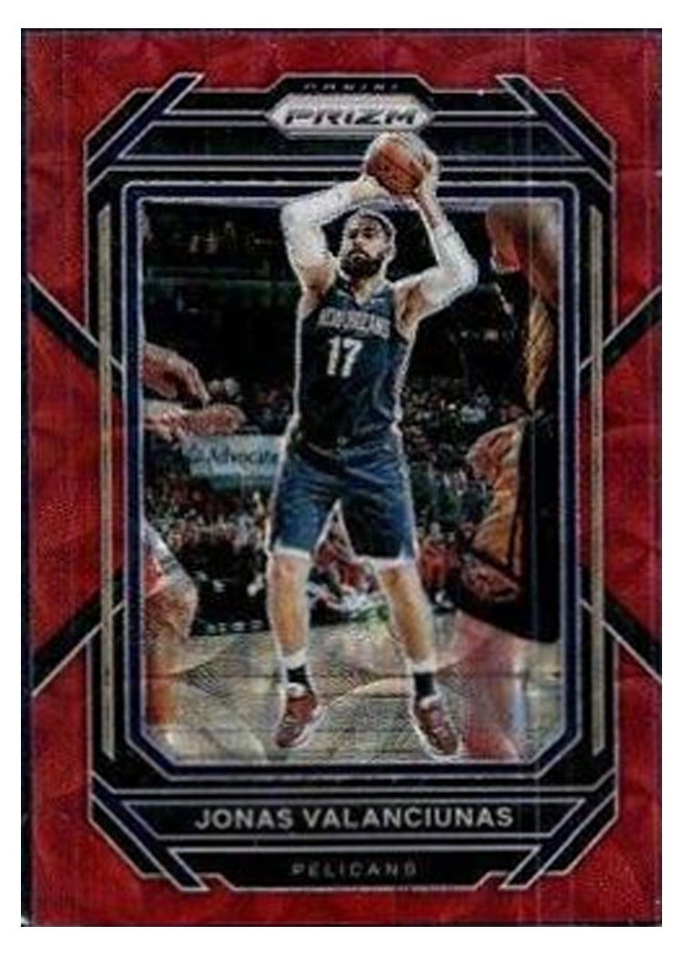 2022-23 Panini Prizm Base Set Jonas Valanciunas #219 card