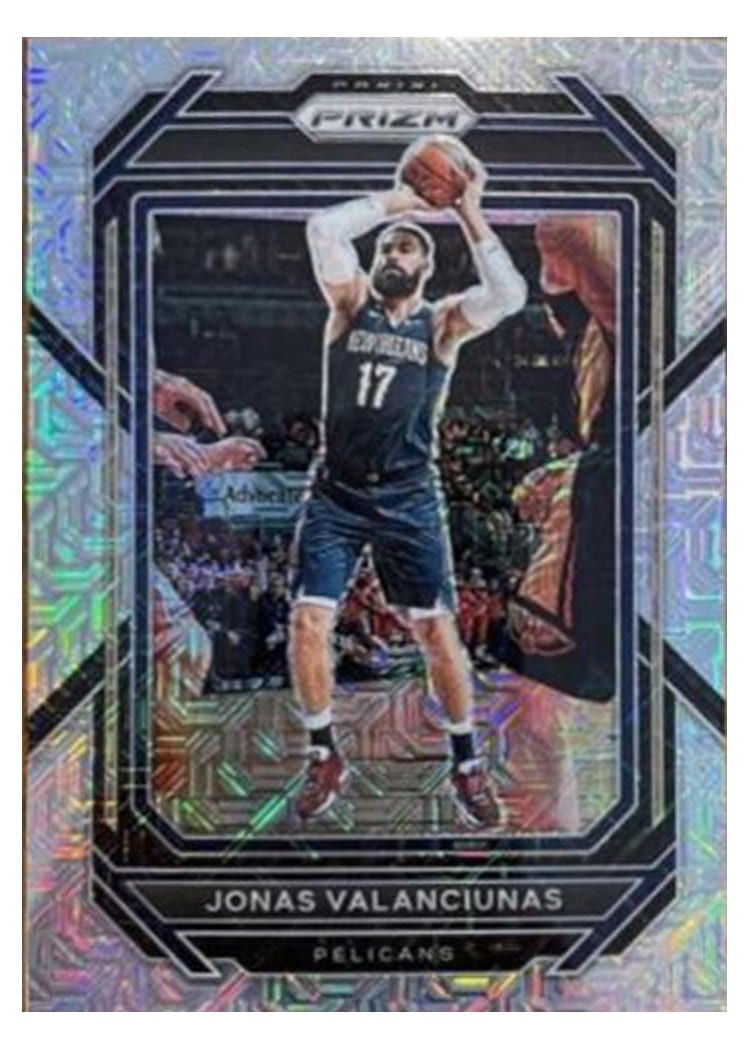 2022-23 Panini Prizm Base Set Jonas Valanciunas #219 card