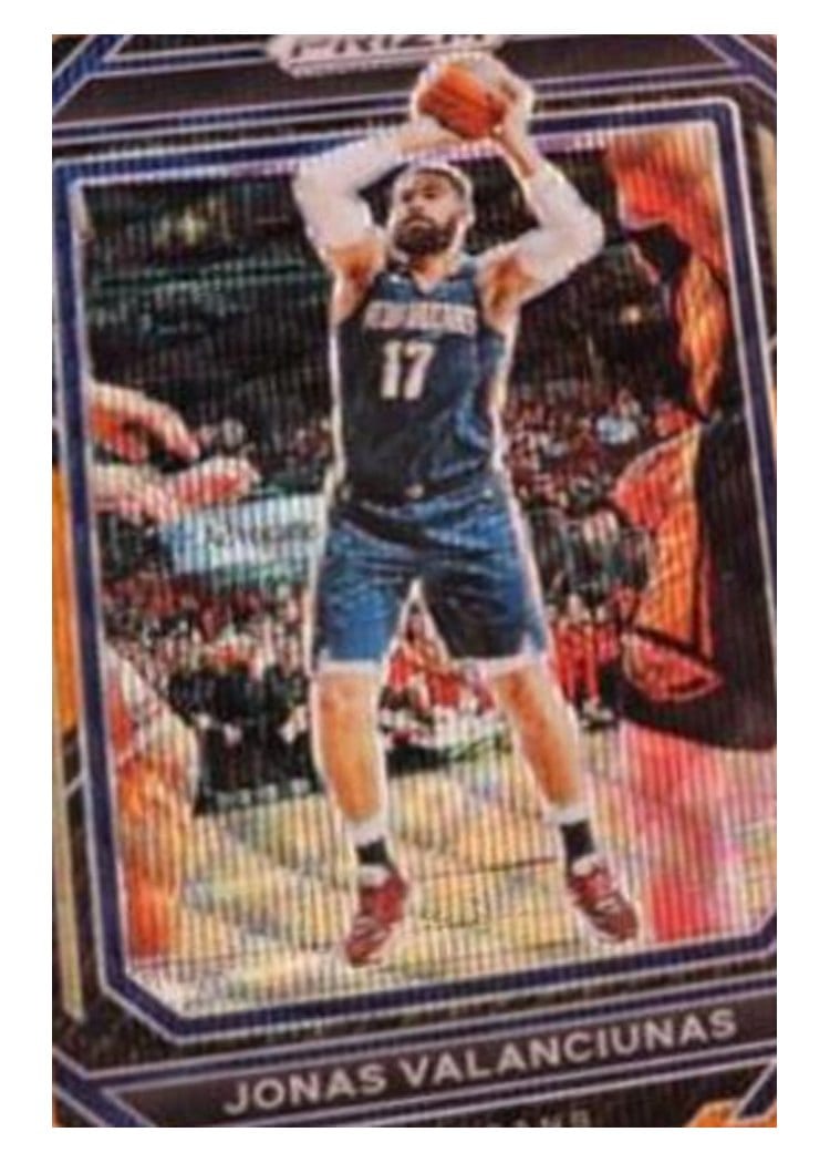 2022-23 Panini Prizm Base Set Jonas Valanciunas #219 card