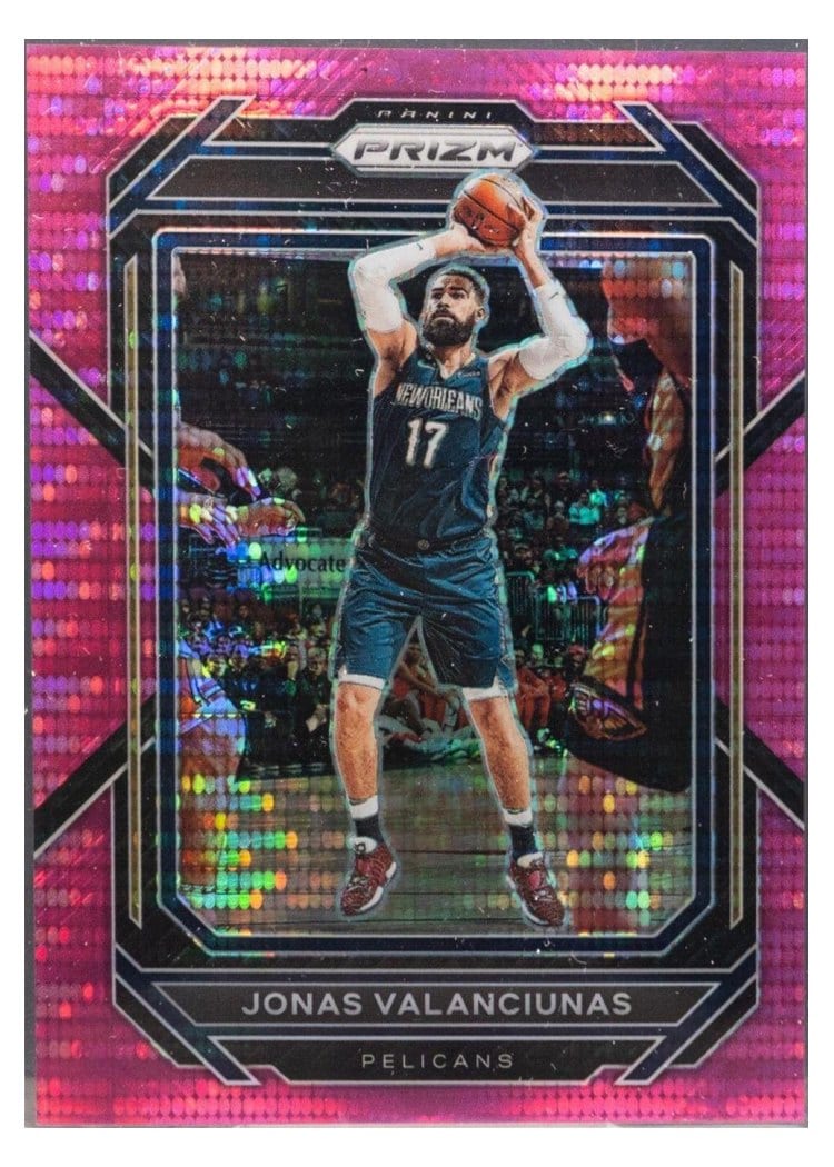 2022-23 Panini Prizm Base Set Jonas Valanciunas #219 card