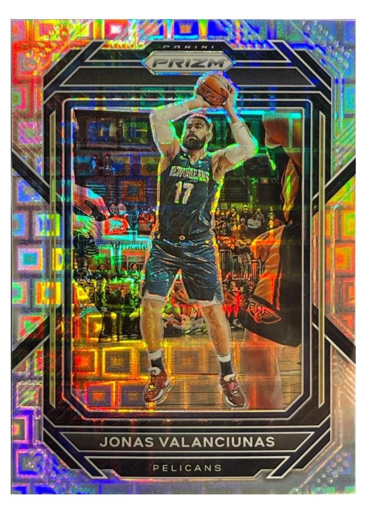 2022-23 Panini Prizm Base Set Jonas Valanciunas #219 card