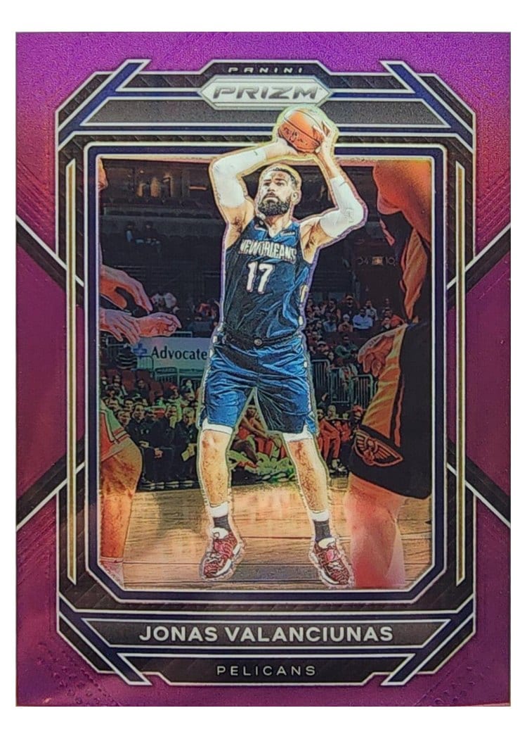 2022-23 Panini Prizm Base Set Jonas Valanciunas #219 card