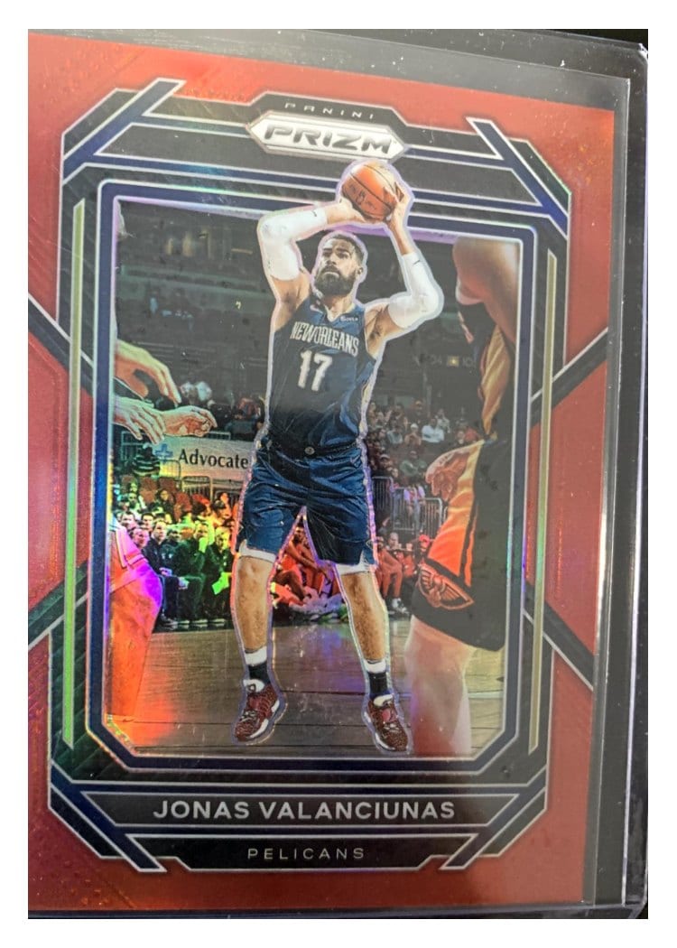2022-23 Panini Prizm Base Set Jonas Valanciunas #219 card