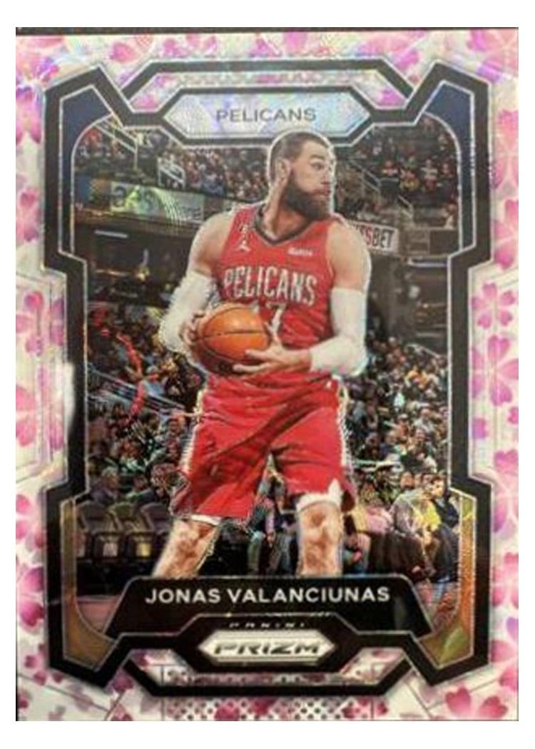 2023-24 Panini Prizm Base Set Jonas Valanciunas #289 card