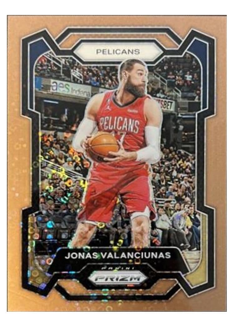 2023-24 Panini Prizm Base Set Jonas Valanciunas #289 card