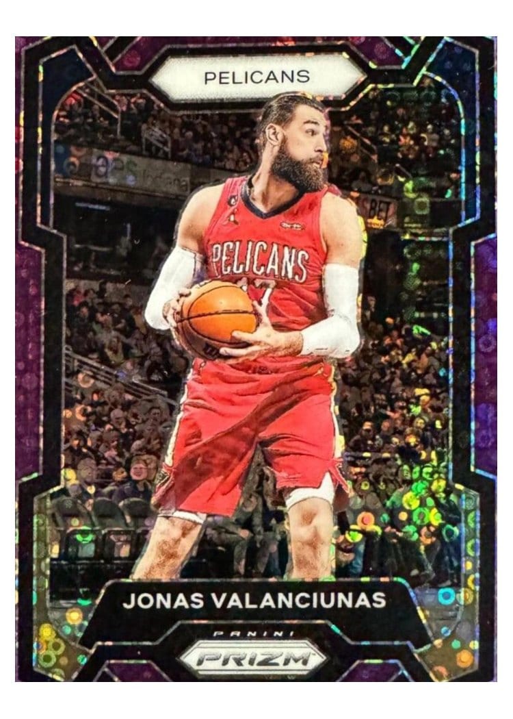 2023-24 Panini Prizm Base Set Jonas Valanciunas #289 card