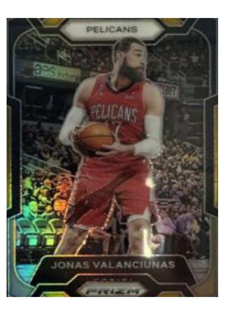 2023-24 Panini Prizm Base Set Jonas Valanciunas #289 card