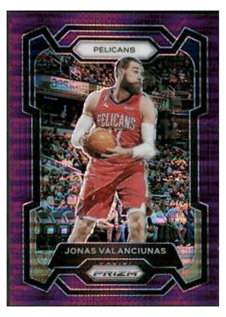 2023-24 Panini Prizm Base Set Jonas Valanciunas #289 card