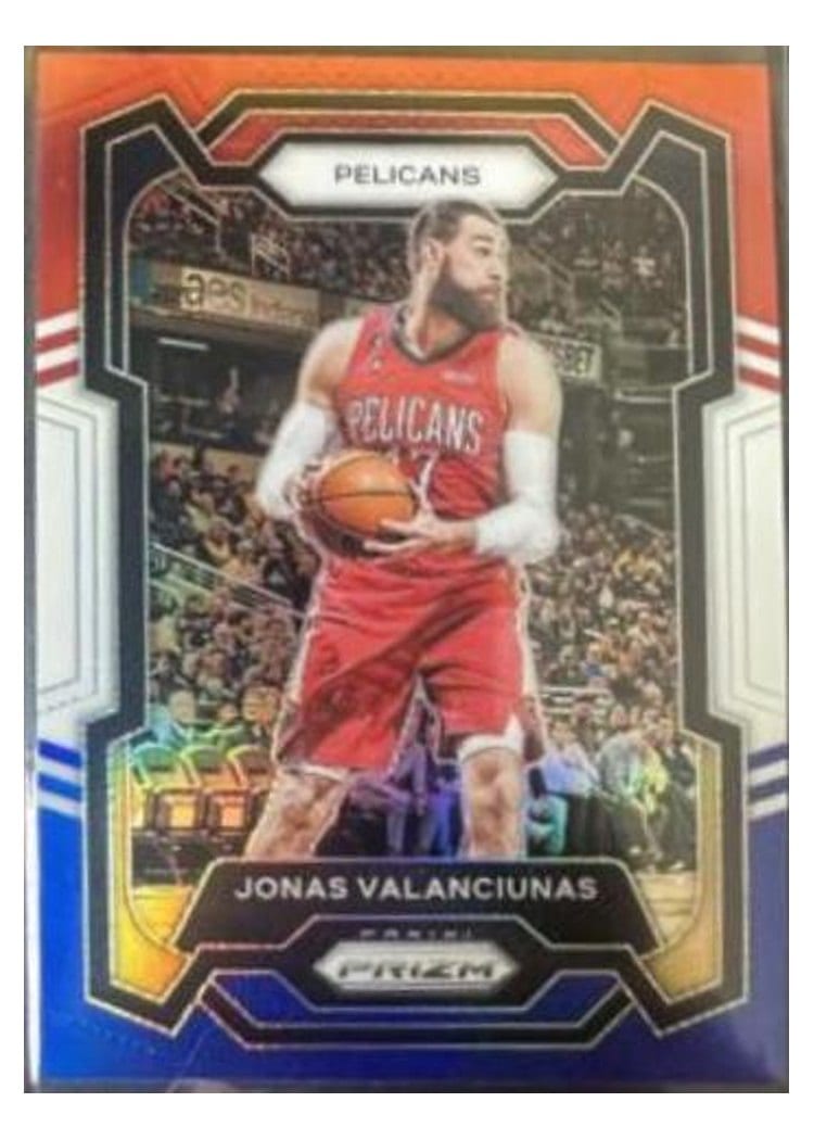 2023-24 Panini Prizm Base Set Jonas Valanciunas #289 card