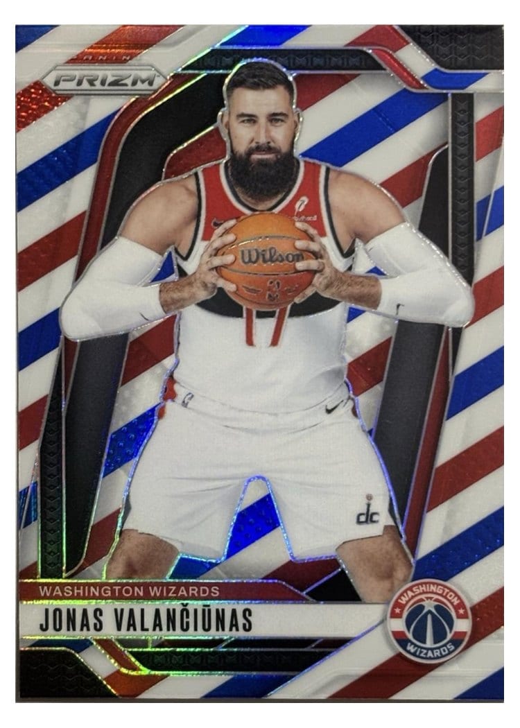 2024-25 Panini Prizm Base Set Jonas Valanciunas #76 card