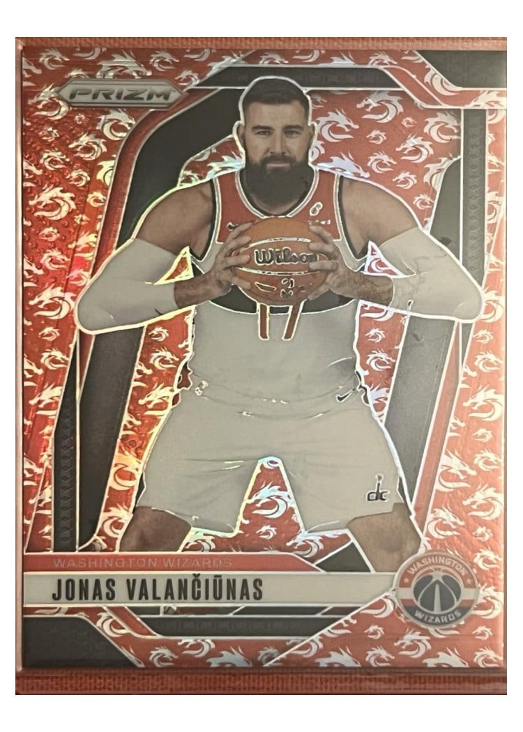 2024-25 Panini Prizm Base Set Jonas Valanciunas #76 card