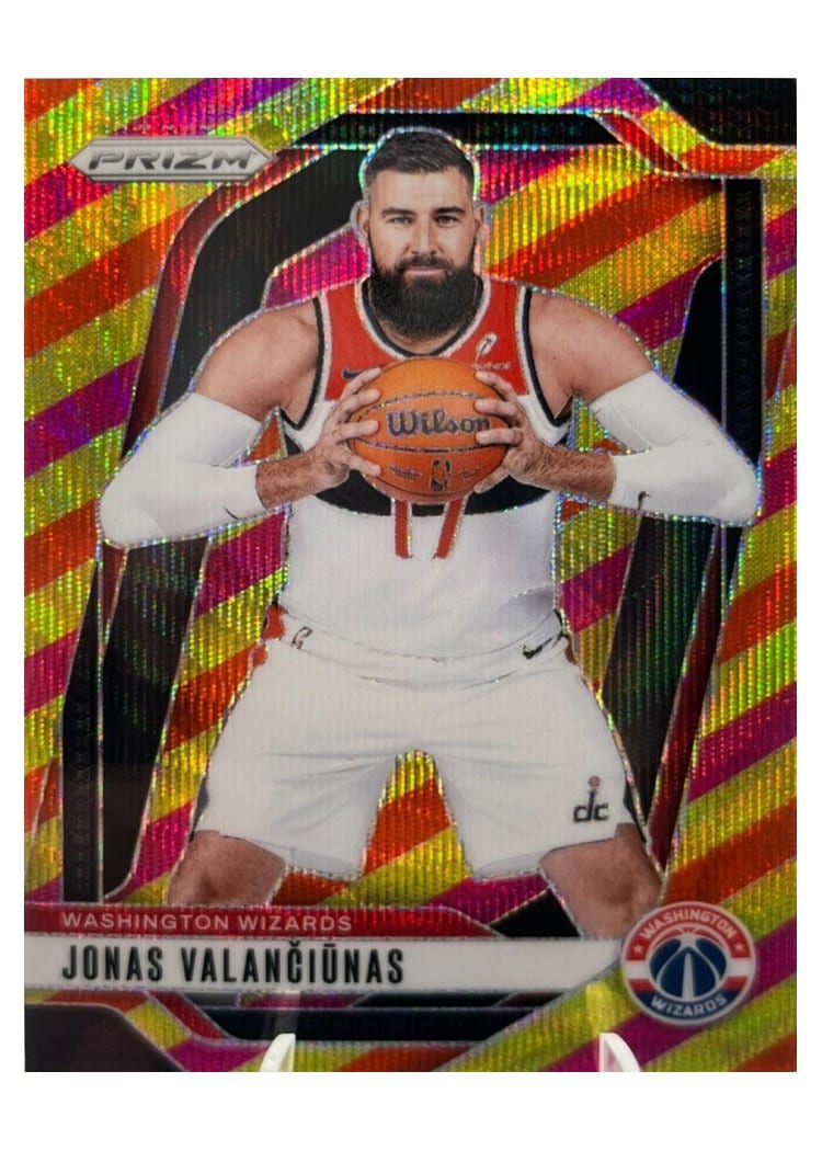 2024-25 Panini Prizm Base Set Jonas Valanciunas #76 card