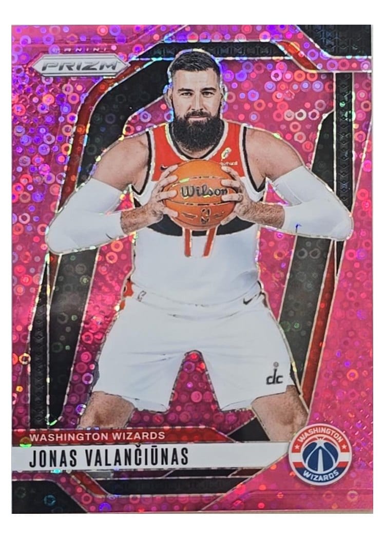 2024-25 Panini Prizm Base Set Jonas Valanciunas #76 card