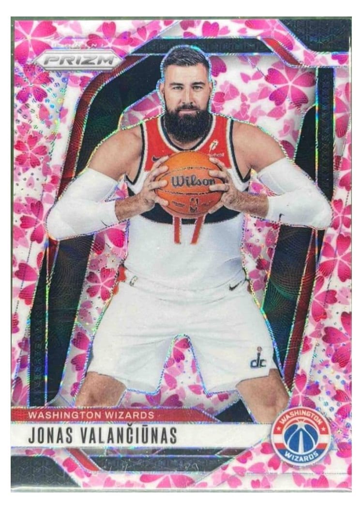 2024-25 Panini Prizm Base Set Jonas Valanciunas #76 card