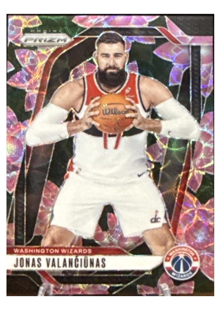 2024-25 Panini Prizm Base Set Jonas Valanciunas #76 card