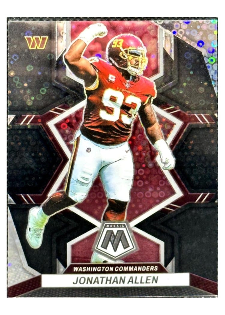 2022 Panini Mosaic Base Set Jonathan Allen #198 card