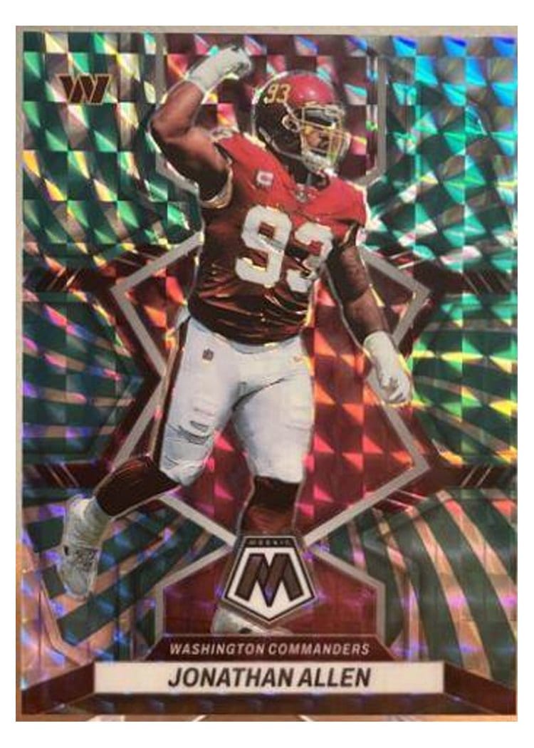 2022 Panini Mosaic Base Set Jonathan Allen #198 card