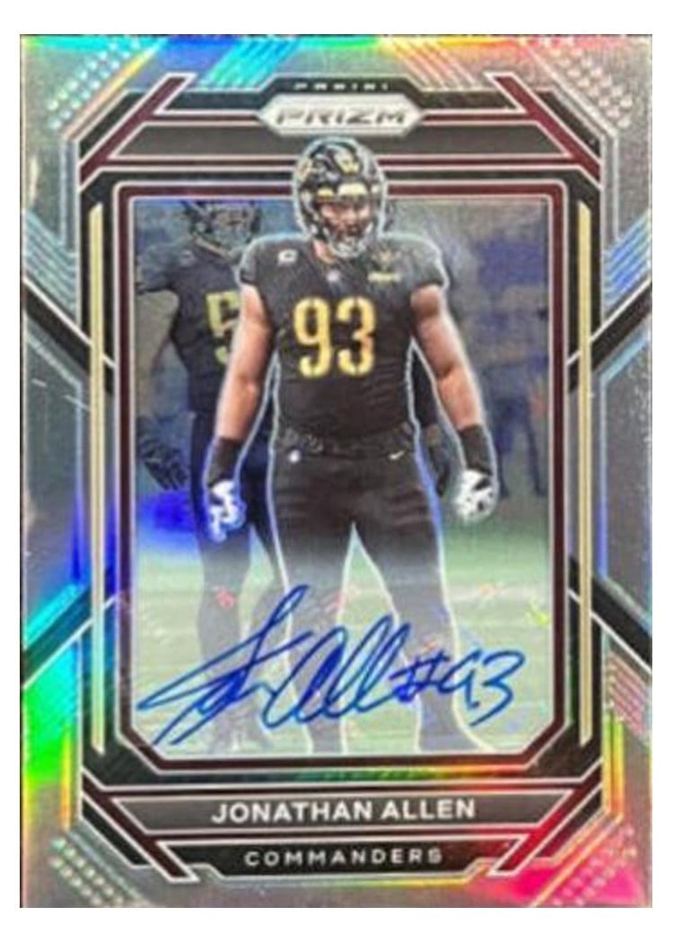 2022 Panini Prizm Base Set Jonathan Allen #297 card