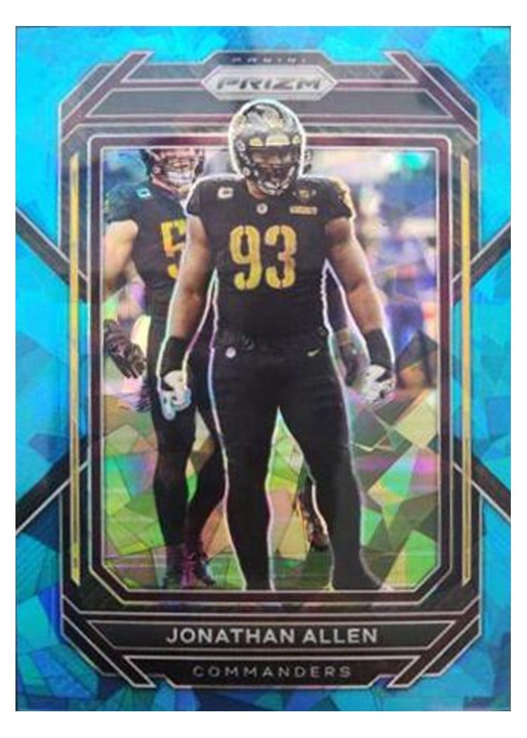 2022 Panini Prizm Base Set Jonathan Allen #297 card