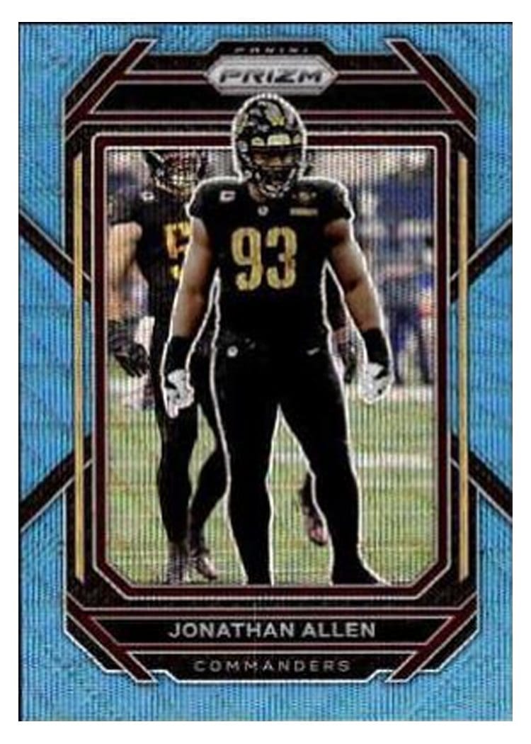2022 Panini Prizm Base Set Jonathan Allen #297 card