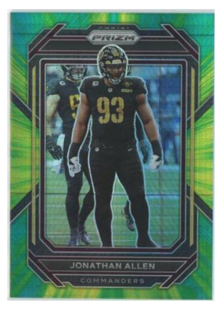 2022 Panini Prizm Base Set Jonathan Allen #297 card