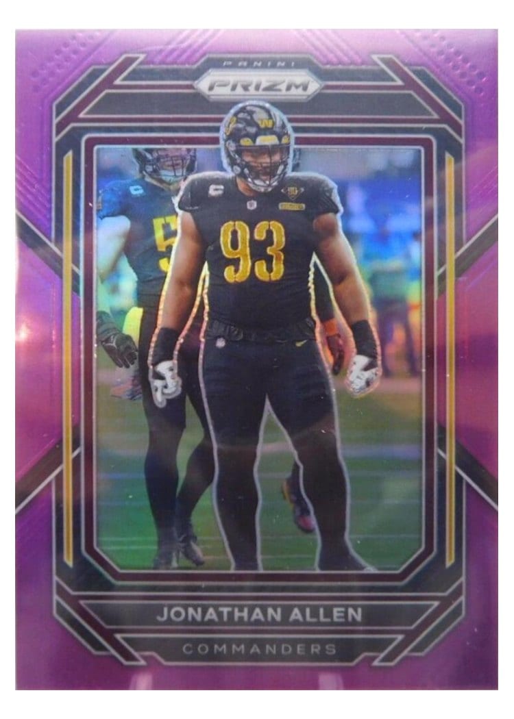 2022 Panini Prizm Base Set Jonathan Allen #297 card