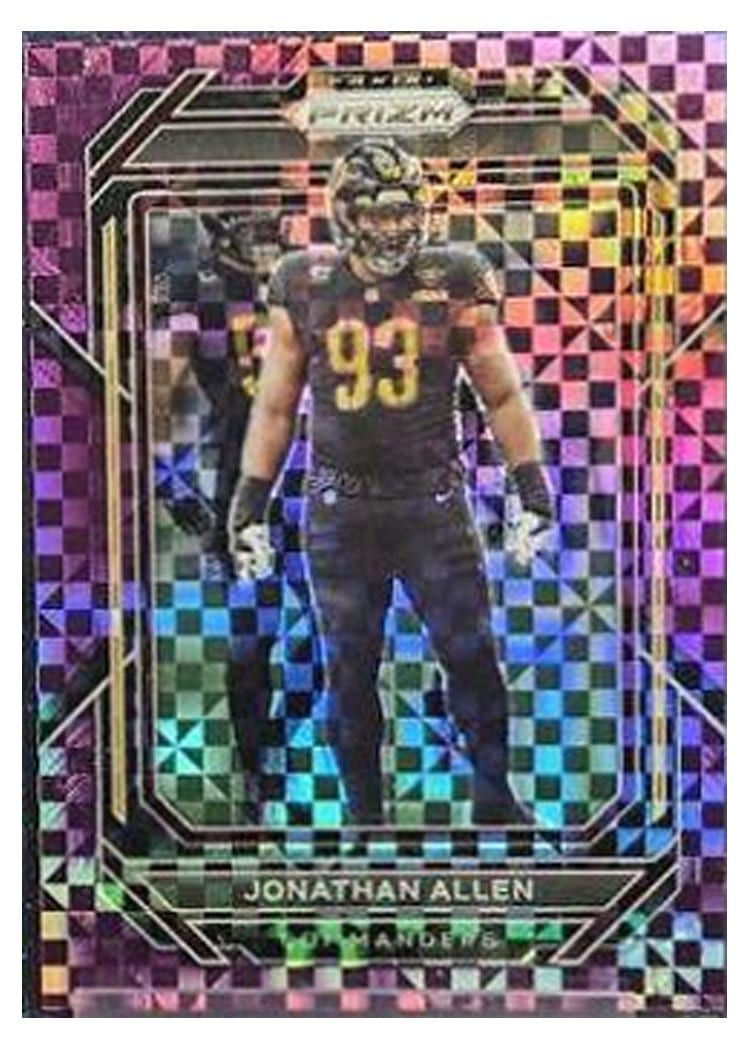 2022 Panini Prizm Base Set Jonathan Allen #297 card