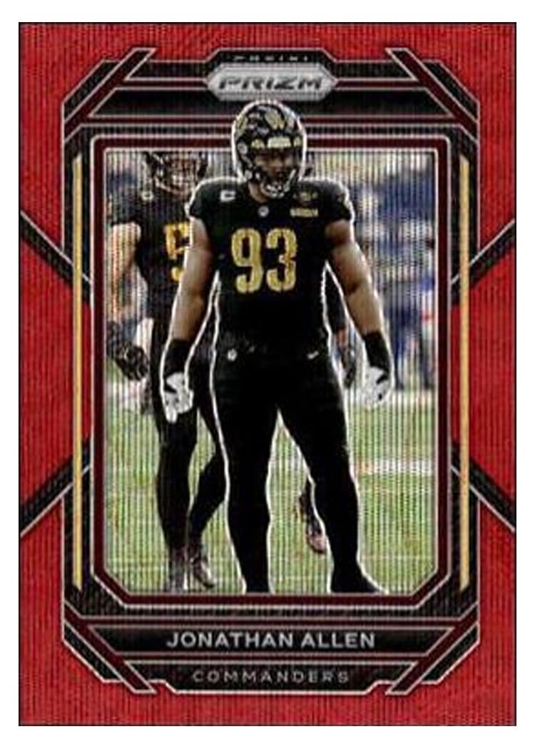 2022 Panini Prizm Base Set Jonathan Allen #297 card