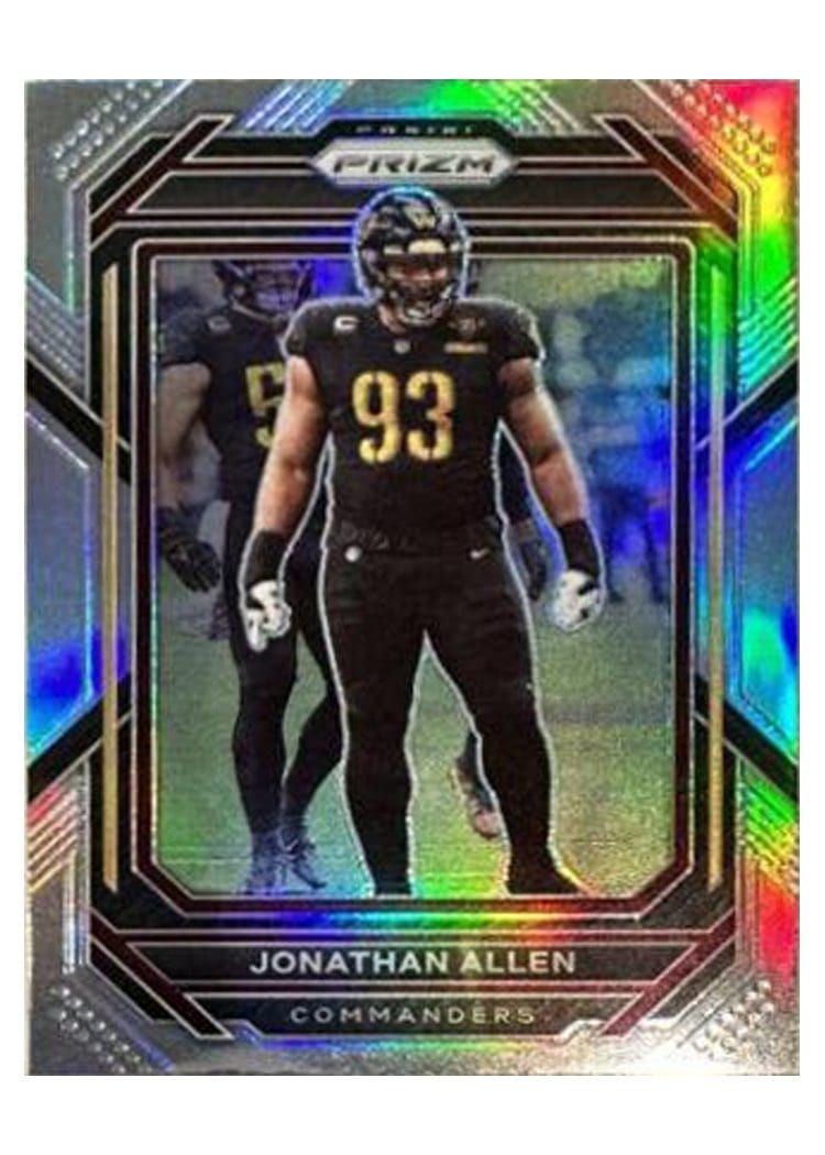 2022 Panini Prizm Base Set Jonathan Allen Silver #297 card