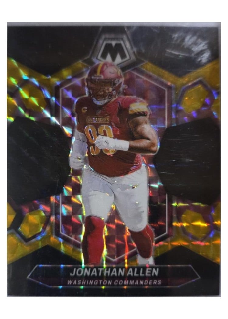 2024 Panini Mosaic Base Set Jonathan Allen Black Gold Choice #223 card