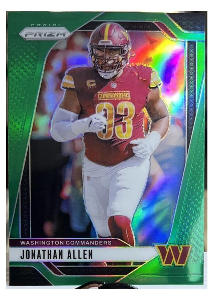 2024 Panini Prizm Base Set Jonathan Allen #292 card