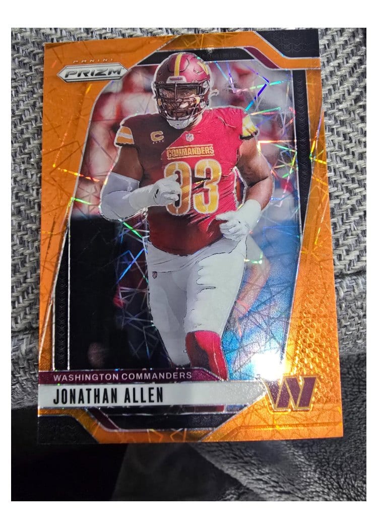 2024 Panini Prizm Base Set Jonathan Allen #292 card