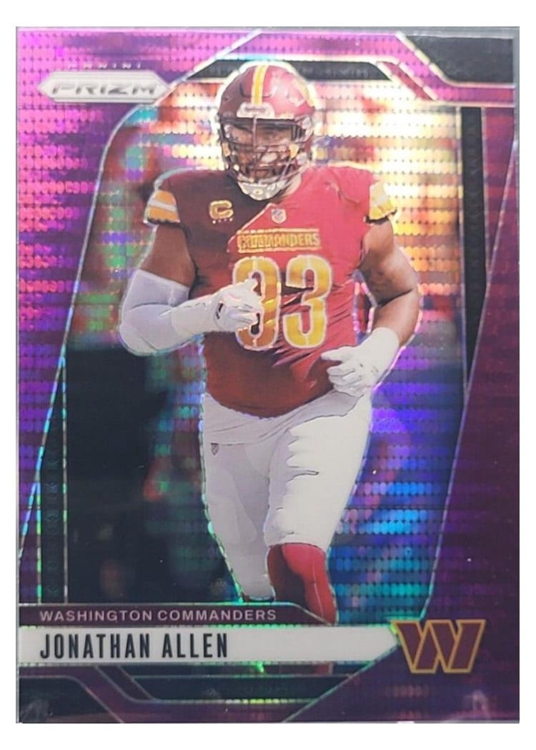 2024 Panini Prizm Base Set Jonathan Allen #292 card
