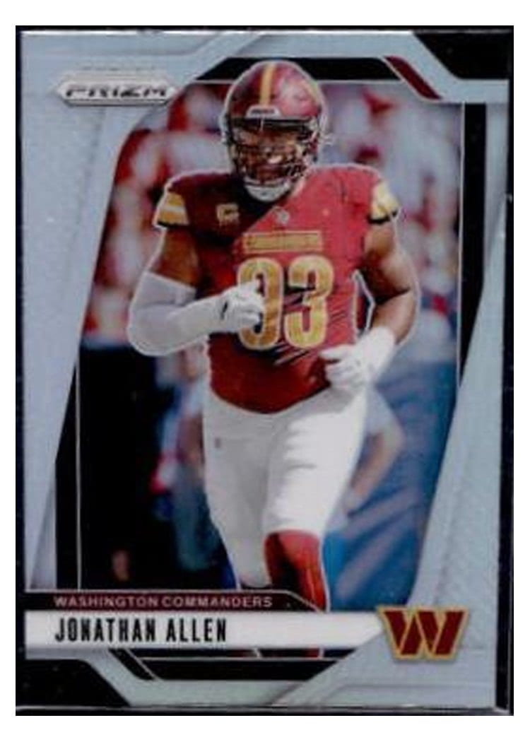 2024 Panini Prizm Base Set Jonathan Allen Silver #292 card