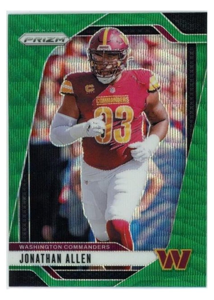2024 Panini Prizm Base Set Jonathan Allen #292 card